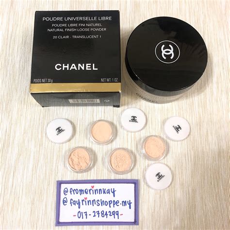 chanel powder 20 clair|Chanel loose powder.